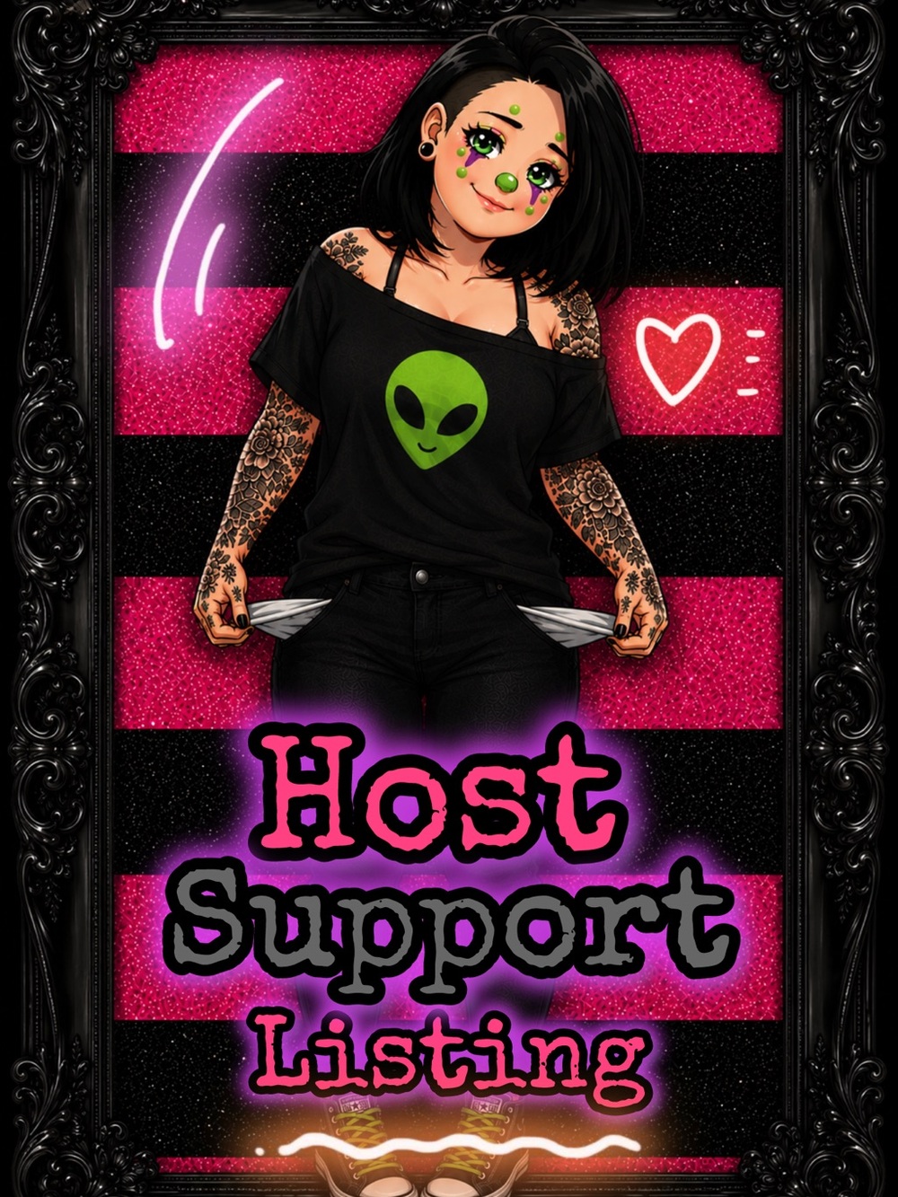 🤡 Host Support Listing - For Live Shows 🤡